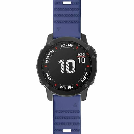 Siliconen bandje - Donkerblauw - Garmin Quatix 8 - 51mm