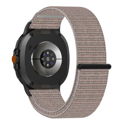 Sportloop nylon bandje - Zandroze - Samsung Galaxy Watch 8 - 40mm / 44mm