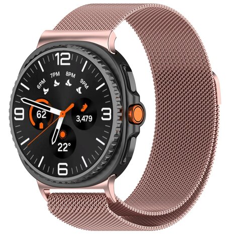 Milanese band - Rosé goud - Samsung Galaxy Watch 8 - 40mm / 44mm