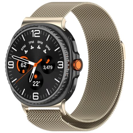 Milanese band - Vintage goud - Samsung Galaxy Watch 8 - 40mm / 44mm