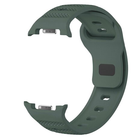Wave met motief siliconen band - Donkergroen - Samsung Galaxy Watch 8 - 40mm / 44mm