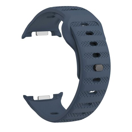 Wave met motief siliconen band - Donkerblauw - Samsung Galaxy Watch 8 - 40mm / 44mm