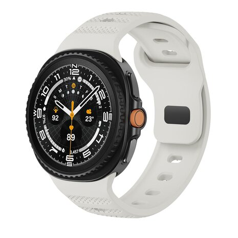 Wave met motief siliconen band - Starlight - Samsung Galaxy Watch 8 - 40mm / 44mm