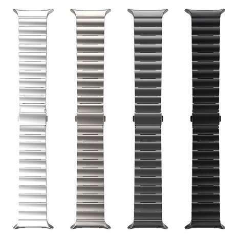 Titanium Luxe band - Zilver - Samsung Galaxy Watch 8 - 40mm / 44mm