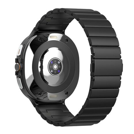 Titanium Luxe band - Zwart - Samsung Galaxy Watch 8 - 40mm / 44mm