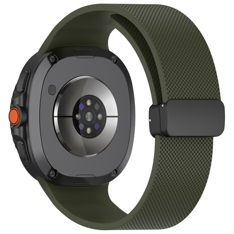 D-buckle sportband - Leger groen - Samsung Galaxy Watch 8 - 40mm / 44mm