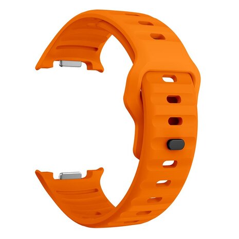 Wave siliconen band - Oranje - Samsung Galaxy Watch 8 - 40mm / 44mm