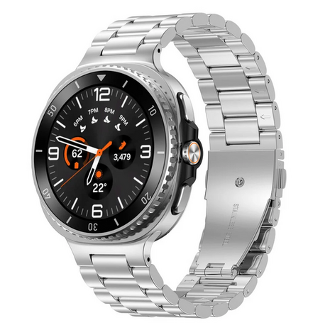 Stalen schakelband - Zilver - Samsung Galaxy Watch 8 Classic - 46mm