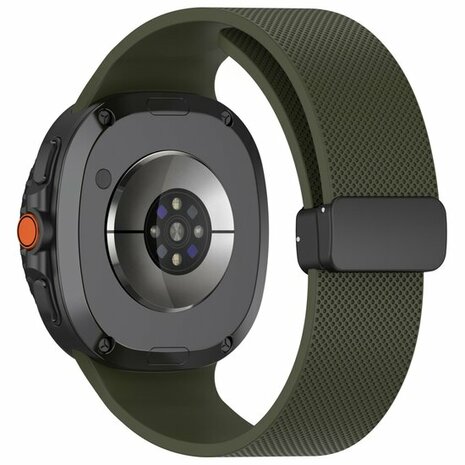 D-buckle sportband - Leger groen - Samsung Galaxy Watch 8 Classic - 46mm