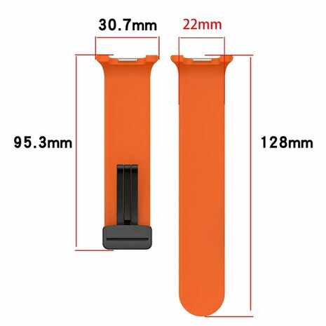 D-buckle sportband - Leger groen - Samsung Galaxy Watch 8 Classic - 46mm