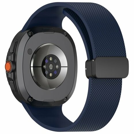 D-buckle sportband - Donkerblauw - Samsung Galaxy Watch 8 Classic - 46mm