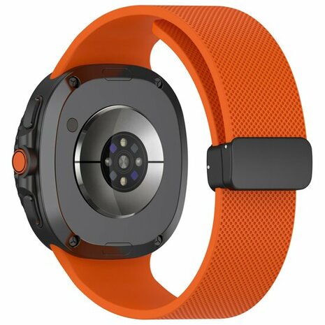 D-buckle sportband - Oranje - Samsung Galaxy Watch 8 Classic - 46mm