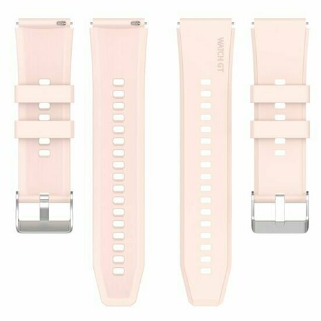 Siliconen sportband - Lichtroze - Huawei Watch GT 6 / GT 6 pro - 46mm