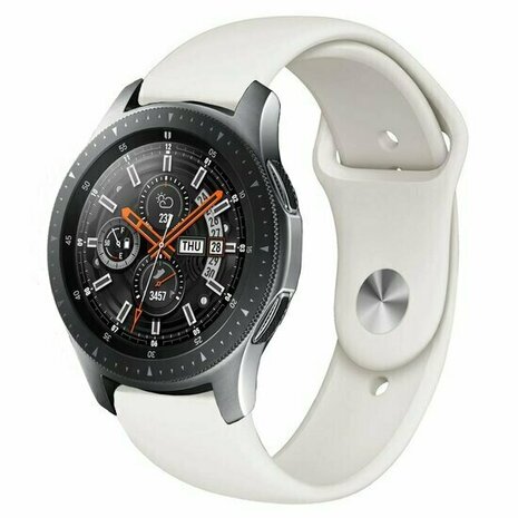 Rubberen sportband - Roomwit - Huawei Watch GT 6 / GT 6 pro - 46mm
