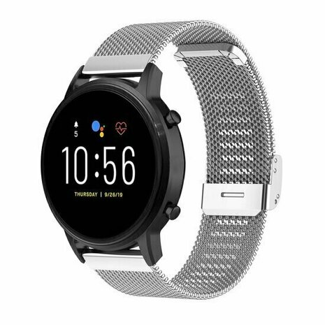Milanese bandje met klemsluiting - Zilver - Huawei Watch GT 6 / GT 6 pro - 46mm