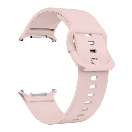 Solid color siliconen band - Pastel roze - Samsung Galaxy Watch Ultra - 47mm