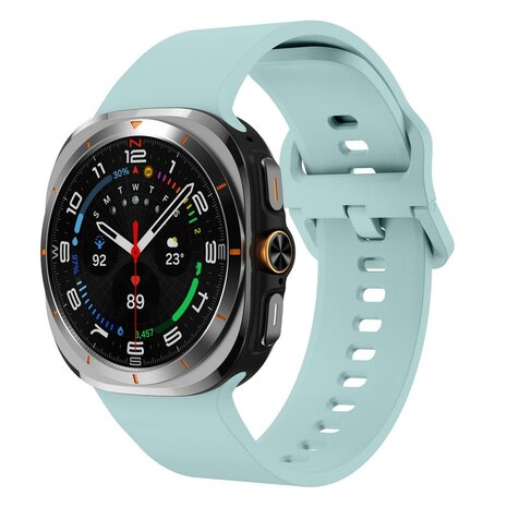 Solid color siliconen band - Pastel groen - Samsung Galaxy Watch Ultra - 47mm