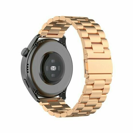 Stalen schakelband - Champagne goud - Huawei Watch GT 6 / GT 6 pro - 46mm