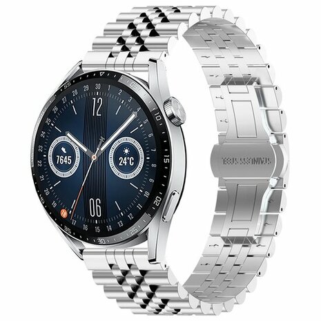 Stalen band - Zilver - Huawei Watch GT 6 / GT 6 pro - 46mm