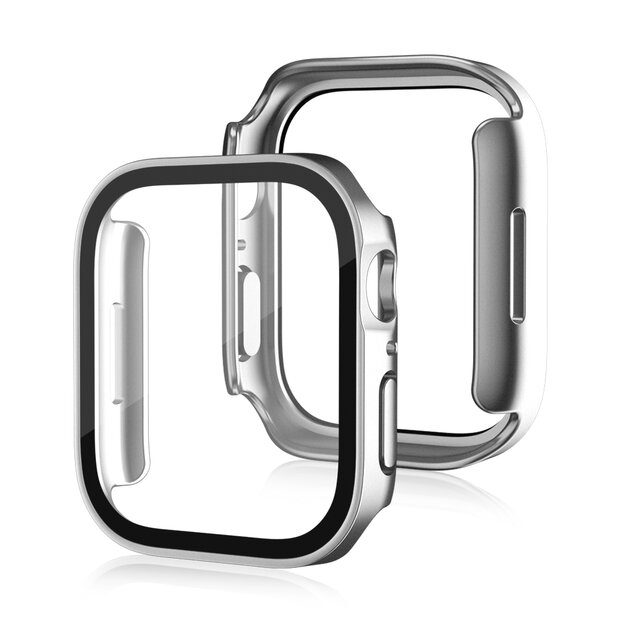 Hard case 45mm - Zilver - Geschikt voor Apple Watch 45mm