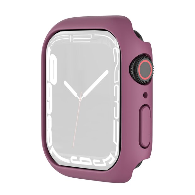 Apple Watch 41mm Hard case (open front) - Wijnrood - Geschikt voor Apple Watch 41mm