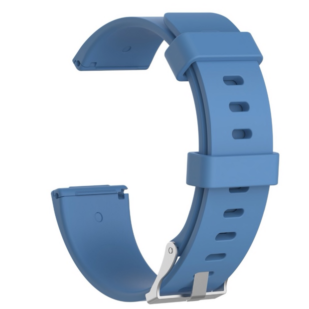 Fitbit Versa 1 / 2 &amp; Lite rubberen sport bandje - Blauw