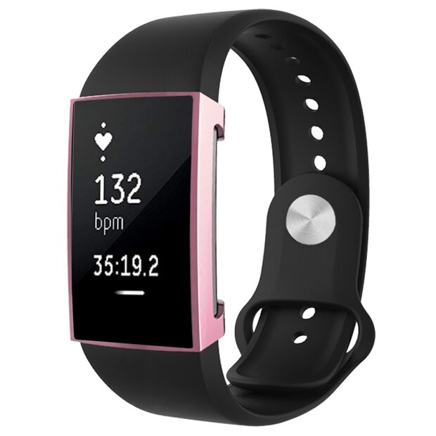 Fitbit Charge 2 TPU case (volledig beschermd) - Roze