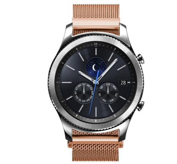 Samsung Gear S3 Milanese bandje - Ros&eacute; goud