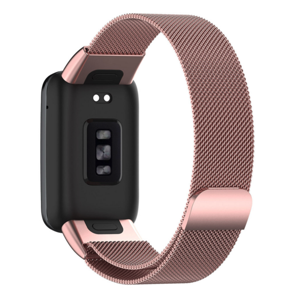 Milanese bandje - Ros&eacute; goud - Xiaomi Smart Band 7 Pro