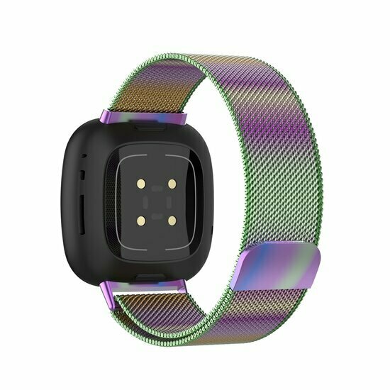 Fitbit Versa 3/4 &amp; Sense 1/2 milanese bandje - Large - Multicolor
