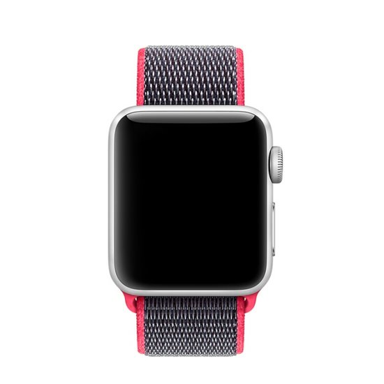 Sport Loop nylon bandje - Magenta - Geschikt voor Apple Watch 44mm / 45mm&nbsp;/ 46mm / 49mm