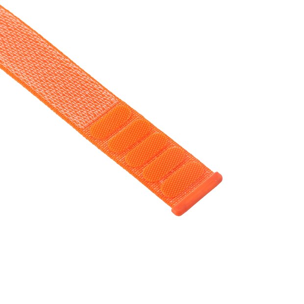 Sport Loop nylon bandje - Oranje - Geschikt voor Apple Watch 44mm / 45mm&nbsp;/ 46mm / 49mm
