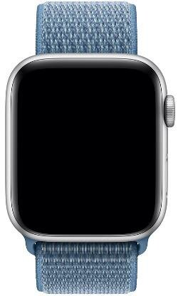 Sport Loop nylon bandje - Denim blauw - Geschikt voor Apple Watch 44mm / 45mm&nbsp;/ 46mm / 49mm