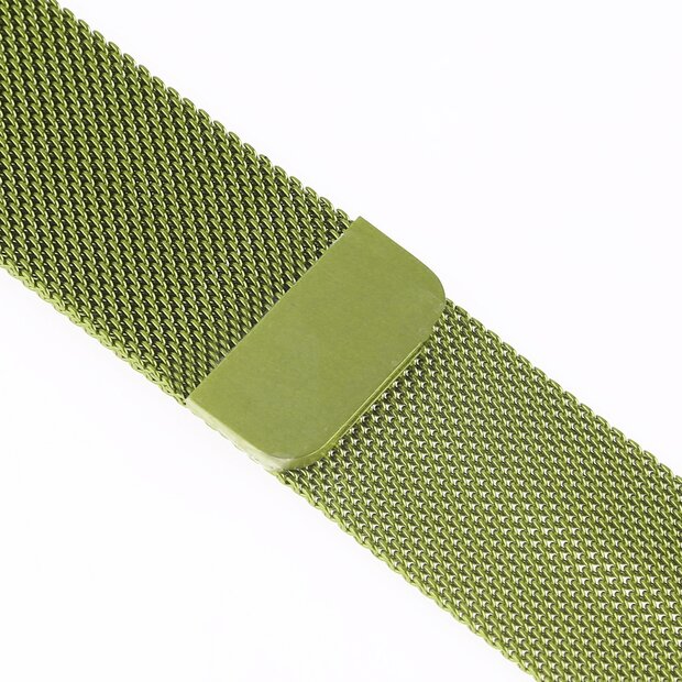 Milanese RVS bandje - Groen - Geschikt voor Apple Watch 44mm / 45mm&nbsp;/ 46mm / 49mm