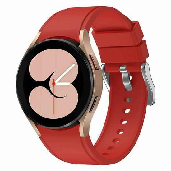 Samsung Galaxy watch 7 / Galaxy Watch FE - 40mm &amp; 44mm - Siliconen sportband - Rood