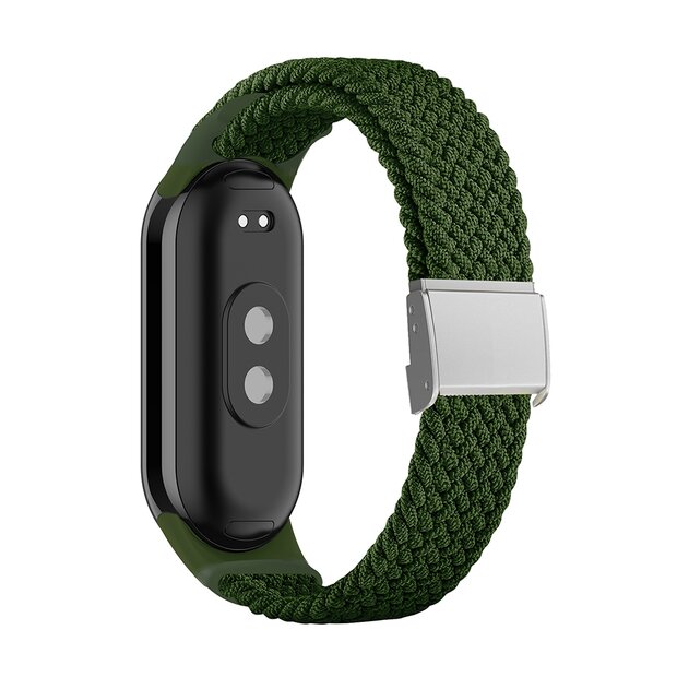 Braided nylon bandje - Groen - Xiaomi Smart Band 8 / 9 / 10