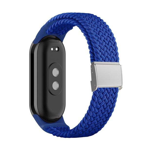 Braided nylon bandje - Blauw - Xiaomi Smart Band 8 / 9 / 10
