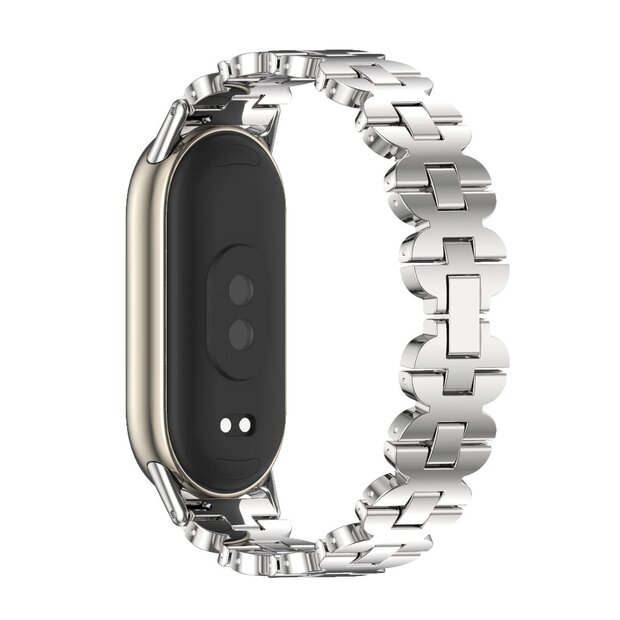 Stalen armband - Zilver - Xiaomi Smart Band 8 / 9 / 10