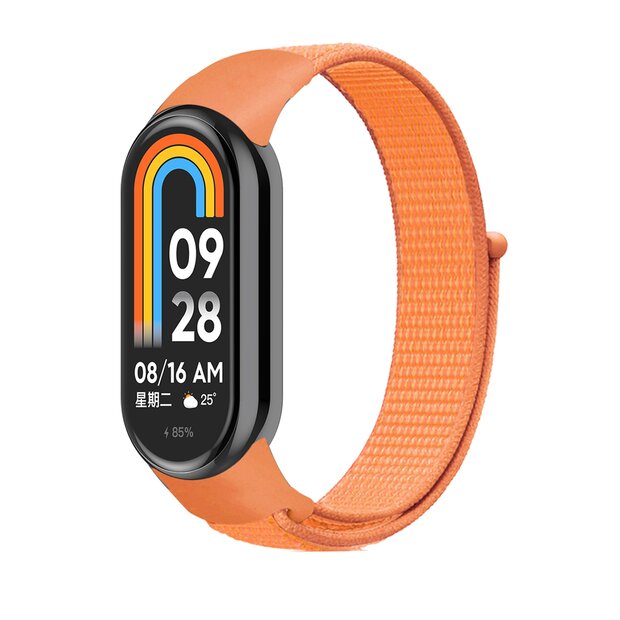 Sport loop nylon bandje - Oranje - Xiaomi Smart Band 8 / 9 / 10