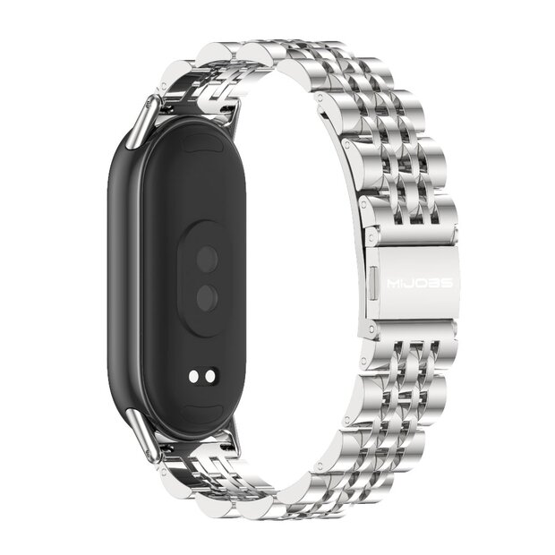 Stalen schakelbandje - Zilver - Xiaomi Smart Band 8 / 9 / 10
