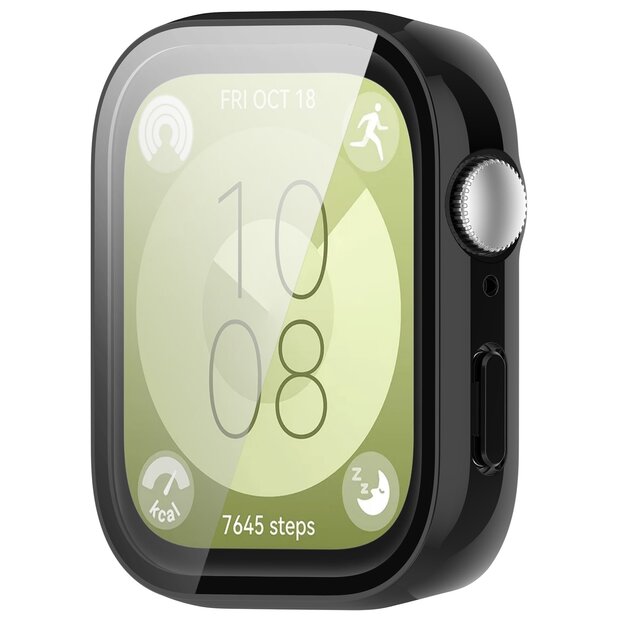 Waterproof Hard case - Zwart (glans) - Huawei Watch Fit 3