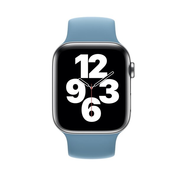 Solo Loop Link serie bandje - Maat: S - Blauw - Geschikt voor Apple Watch 44mm / 45mm&nbsp;/ 46mm / 49mm