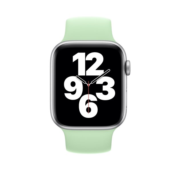 Solo Loop Link serie bandje - Maat: S - Groen - Geschikt voor Apple Watch 44mm / 45mm&nbsp;/ 46mm / 49mm