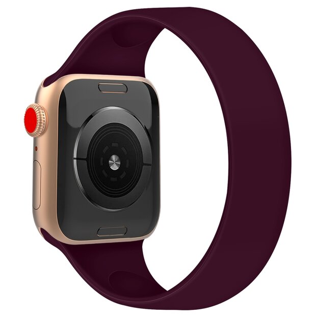 Solo Loop Link serie bandje - Maat: M - Paars - Geschikt voor Apple Watch 44mm / 45mm&nbsp;/ 46mm / 49mm