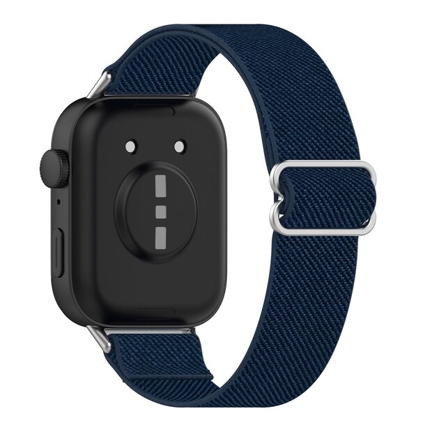 Elastische nylon band - Donkerblauw - Huawei Watch Fit 3 / Fit 4