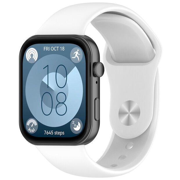 Siliconen sportband - Wit - Huawei Watch Fit 3 / Fit 4