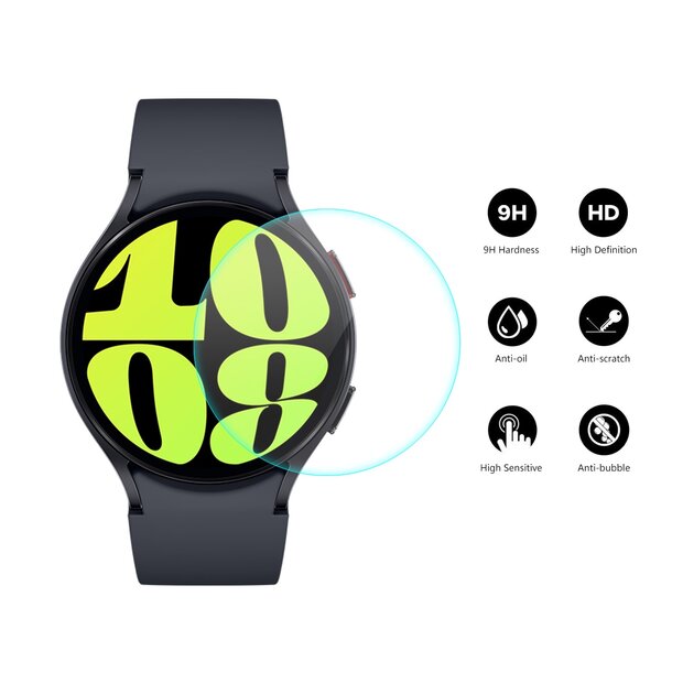 Screen protector - Tempered Glass - Geschikt voor de Samsung Galaxy Watch 7 - 44mm