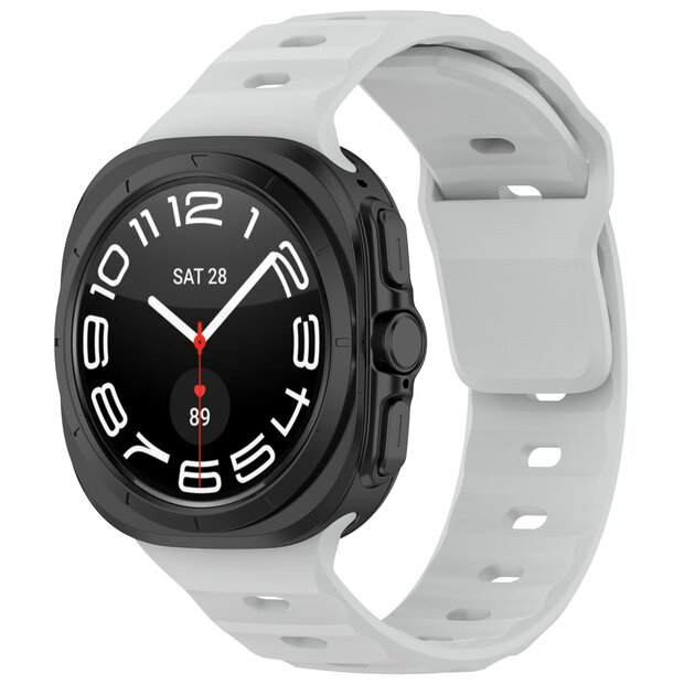 Solid Sportband - Grijs - Samsung Galaxy Watch Ultra 47mm
