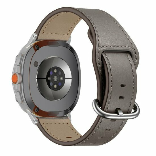 Classic leren band - Taupe - Samsung Galaxy Watch 8 Classic - 46mm