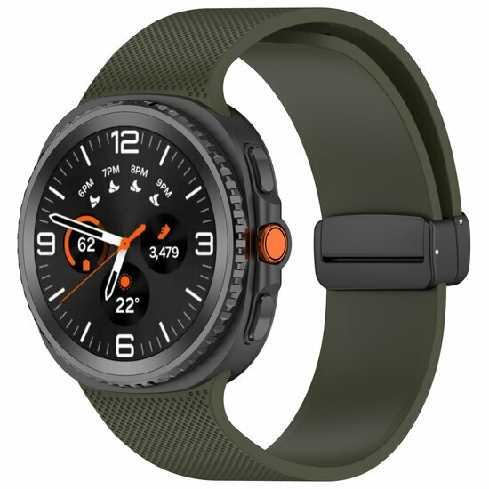 D-buckle sportband - Leger groen - Samsung Galaxy Watch 8 Classic - 46mm